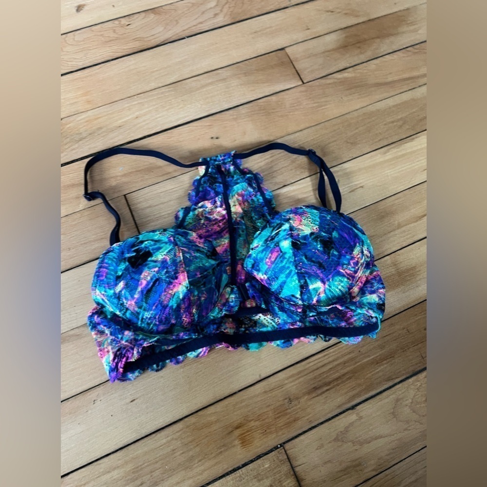 PINK Victoria’s Secret Date racerback‎ colorful bra